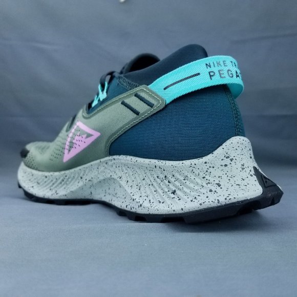 Nike Pegasus Trail 2 Women's Running Shoes CK4309 300 Green Pink Sizes 8.5-9.5 - Picture 6 of 9